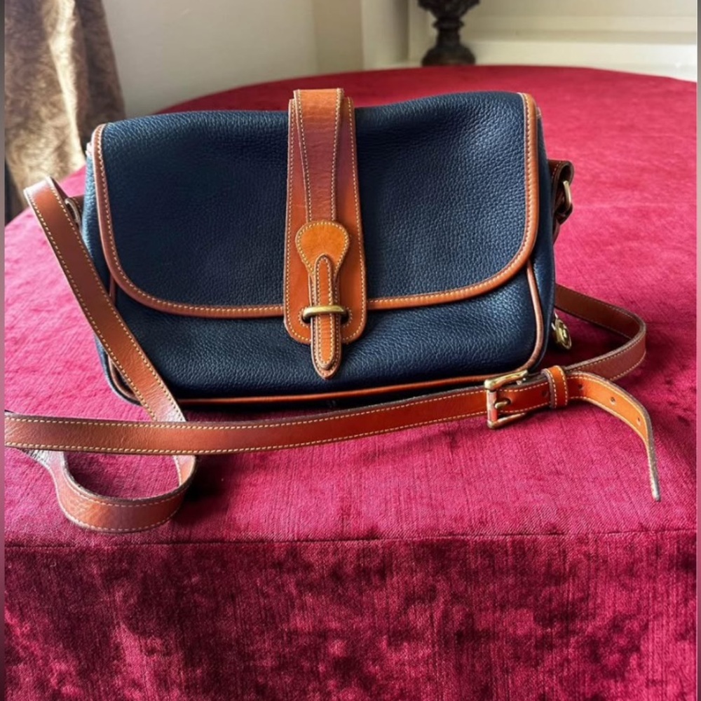 Rare Dooney & Bourke Navy Equestrian Bag
